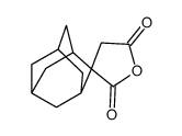 spiro[adamantane-2,3'-oxolane]-2',5'-dione结构式