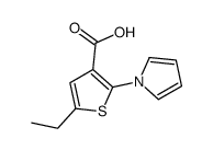 5-ETHYL-2-PYRROL-1-YL-THIOPHENE-3-CARBOXYLIC ACID Structure