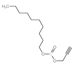 Sulfurous acid, decyl2-propyn-1-yl ester structure