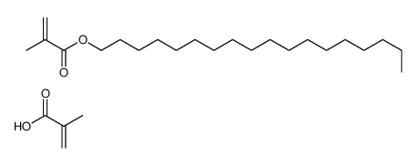 2-methylprop-2-enoic acid,octadecyl 2-methylprop-2-enoate Structure