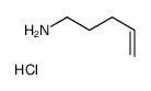 4-戊烯-1-胺盐酸盐结构式