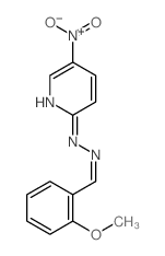 Benzaldehyde,2-methoxy-, 2-(5-nitro-2-pyridinyl)hydrazone picture