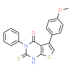 2-Mercapto-5-(4-methoxy-phenyl)-3-phenyl-3H-thieno[2,3-d]pyrimidin-4-one picture