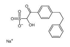 sodium,1-hydroxy-2-oxo-2-[4-(2-phenylethyl)phenyl]ethanesulfonate Structure