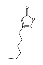 Sydnone, 3-hexyl-结构式