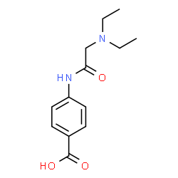 4-(2-DIETHYLAMINO-ACETYLAMINO)-BENZOIC ACID Structure