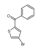 (4-bromothiophen-2-yl)(phenyl)methanone结构式