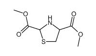 DIMETHYL THIAZOLIDINE-2,4-DICARBOXYLATE structure