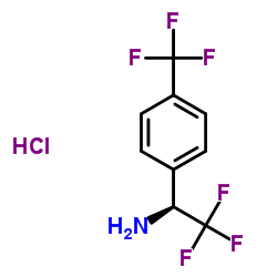 (S)-2,2,2-Trifluoro-1-(4-trifluoromethyl-phenyl)-ethylamine hydrochloride picture
