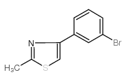 4-(3-bromophenyl)-2-methyl-1,3-thiazole structure