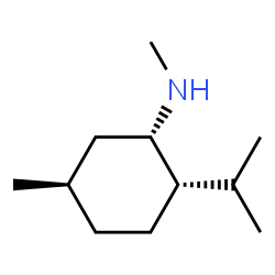 Cyclohexanamine, N,5-dimethyl-2-(1-methylethyl)-, (1S,2S,5R)- (9CI) structure