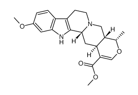 methyl (3β,19α)-16,17-didehydro-11-methoxy-19-methyloxayohimban-16-carboxylate Structure