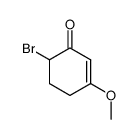2-Cyclohexen-1-one,6-bromo-3-methoxy-(9CI) structure
