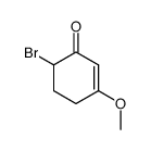 2-Cyclohexen-1-one,6-bromo-3-methoxy-(9CI) Structure