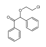 2-(2-chloroethoxy)-1,2-diphenylethanone结构式