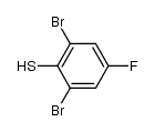 2,6-Dibrom-4-fluorothiophenol Structure