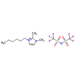 1-己基-2,3-二甲基咪唑双三氟甲磺酰亚胺盐图片