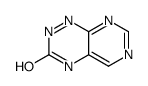 Pyrimido[5,4-e]-as-triazin-3-ol (7CI,8CI) Structure