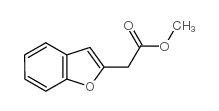 苯并呋喃-2-乙酸甲酯结构式
