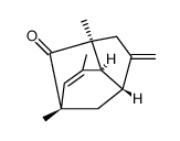 (1S,3aR,5S,7aS)-1,5,7-Trimethyl-3-methylene-2,3,3a,4,5,7a-hexahydro-1H-1,5-methano-inden-8-one Structure