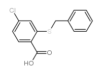 2-(Benzylthio)-4-chlorobenzoic Acid Structure