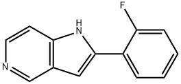 2-(2-Fluoro-phenyl)-1H-pyrrolo[3,2-c]pyridine Structure