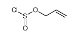 chlorosulfurous acid allyl ester Structure