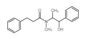 N-(1-hydroxy-1-phenylpropan-2-yl)-N-methyl-3-phenylpropanamide Structure