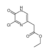 (3-Chloro-2-oxo-2H-pyrazin-1-yl)acetic acid ethyl ester structure