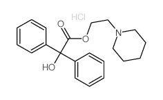 Piperilate hydrochloride structure