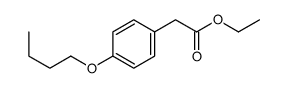 ethyl (4-butoxyphenyl)acetate Structure