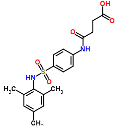 4-{[4-(Mesitylsulfamoyl)phenyl]amino}-4-oxobutanoic acid Structure