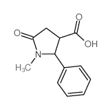 1-Methyl-5-oxo-2-phenylpyrrolidine-3-carboxylic acid picture