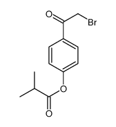 [4-(2-bromoacetyl)phenyl] 2-methylpropanoate结构式