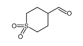 四氢-2H-硫代吡喃-4-甲醛 1,1-二氧化物结构式