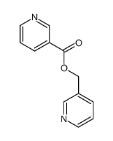 3-Pyridinecarboxylic acid 3-pyridinylmethyl ester Structure