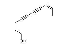 2,8-Decadiene-4,6-diyn-1-ol结构式