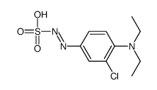 Diazenesulfonic acid, (3-chloro-4-(diethylamino)phenyl)-结构式