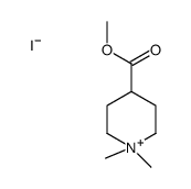 methyl 1,1-dimethylpiperidin-1-ium-4-carboxylate,iodide Structure