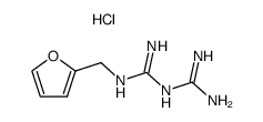 1-furfuryl-biguanide, hydrochloride结构式