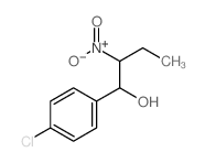 Benzenemethanol, 4-chloro-a-(1-nitropropyl)- structure