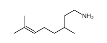 3,7-dimethyloct-6-en-1-amine Structure