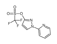 (1-pyridin-2-ylpyrazol-3-yl) trifluoromethanesulfonate结构式