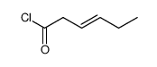 (E)-HEX-2-ENOYLCHLORIDE结构式