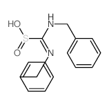 (benzylamino)-benzylimino-methanesulfinic acid structure