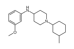 N-(3-methoxyphenyl)-1-(3-methylcyclohexyl)piperidin-4-amine Structure