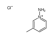 3-methylpyridin-1-ium-1-amine,chloride结构式