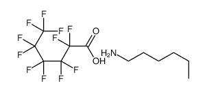 hexan-1-amine,2,2,3,3,4,4,5,5,6,6,6-undecafluorohexanoic acid结构式