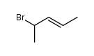 (E)-4-bromopent-2-ene结构式