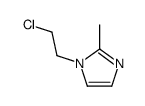 1-(2-氯-乙基)-2-甲基-1H-咪唑结构式